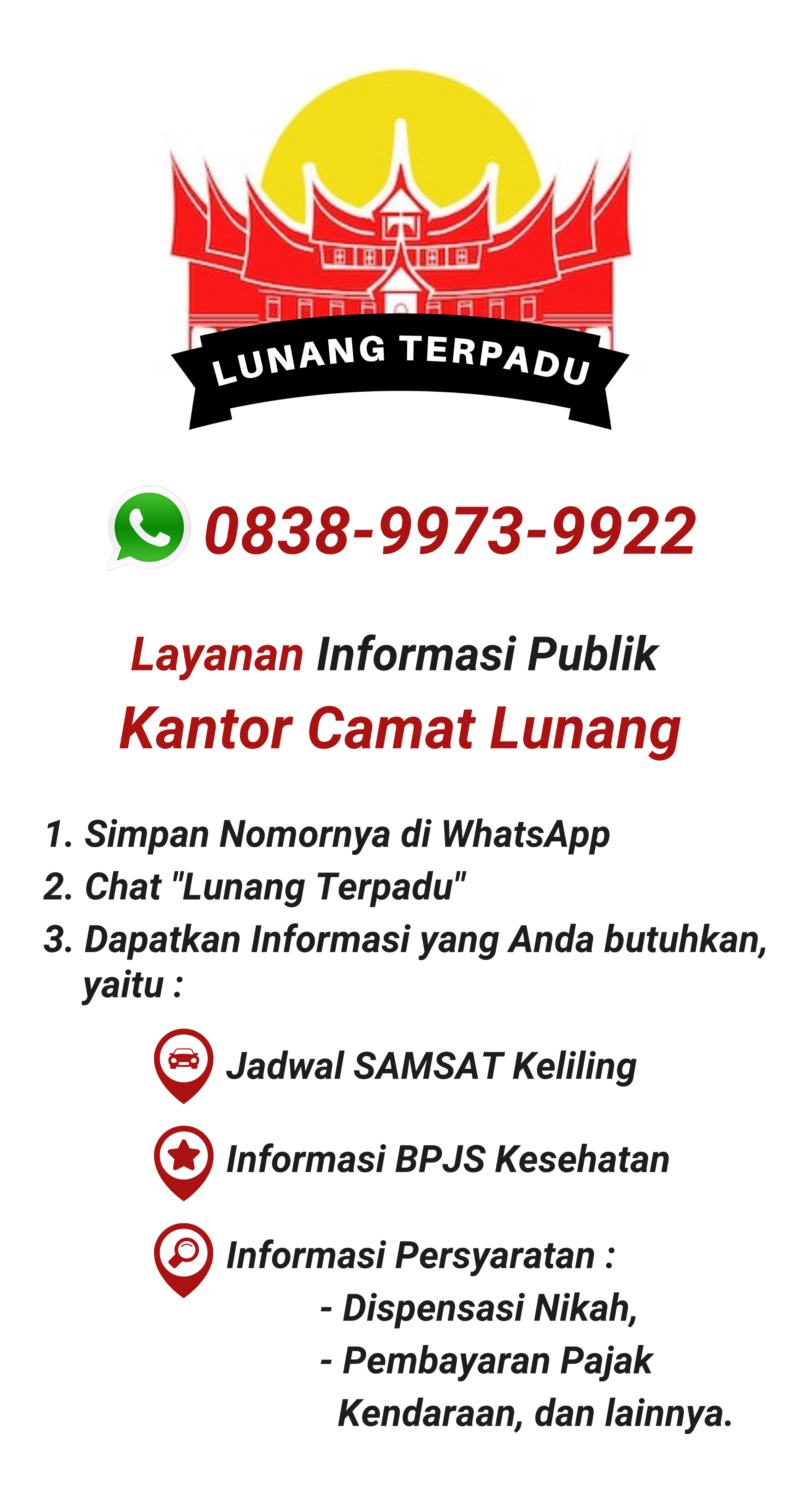 INOVASI LUNANG TERPADU KECAMATAN LUNANG