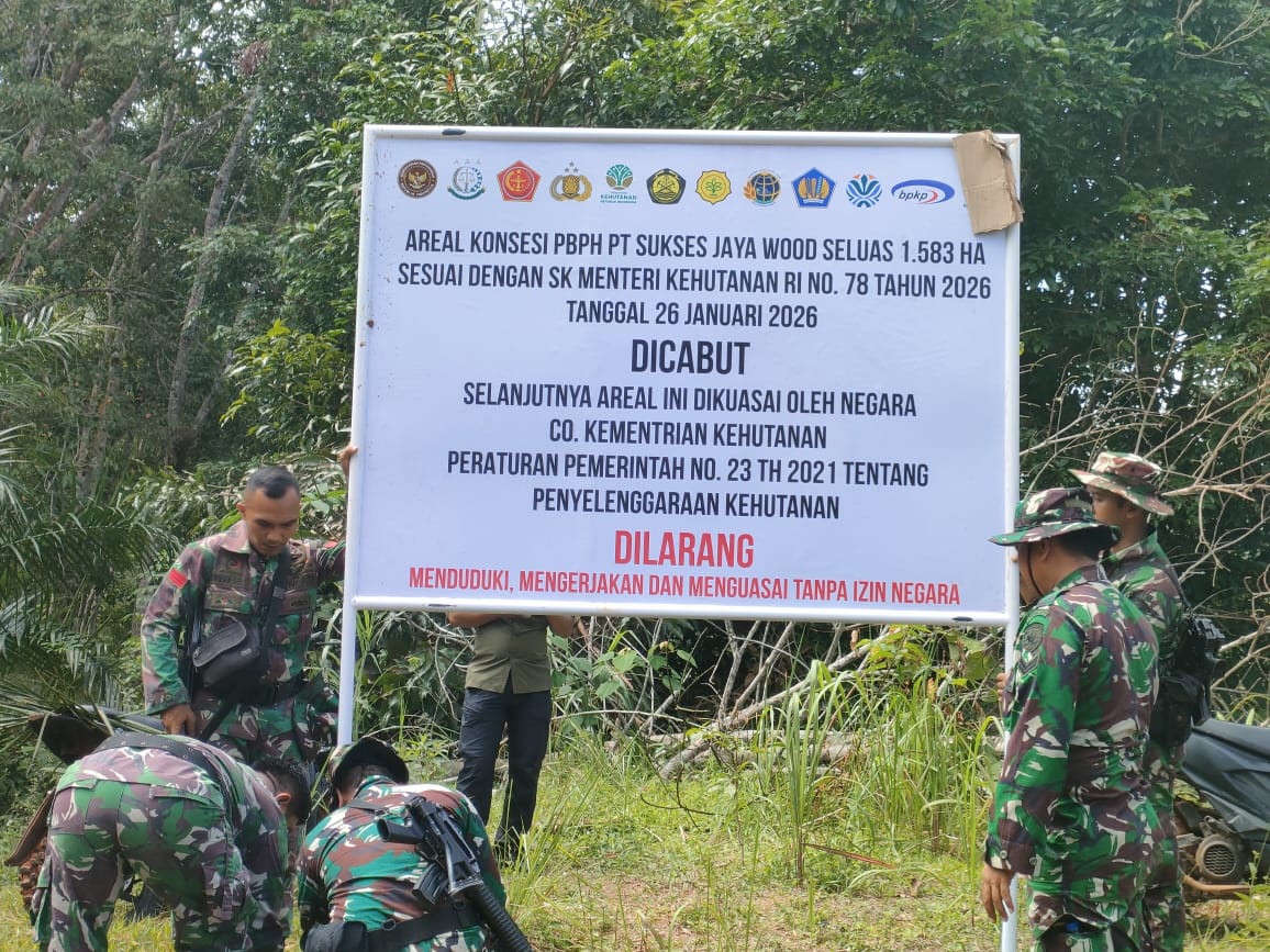 PENERTIBAN KAWASAN HUTAN DI LUNANG SILAUT