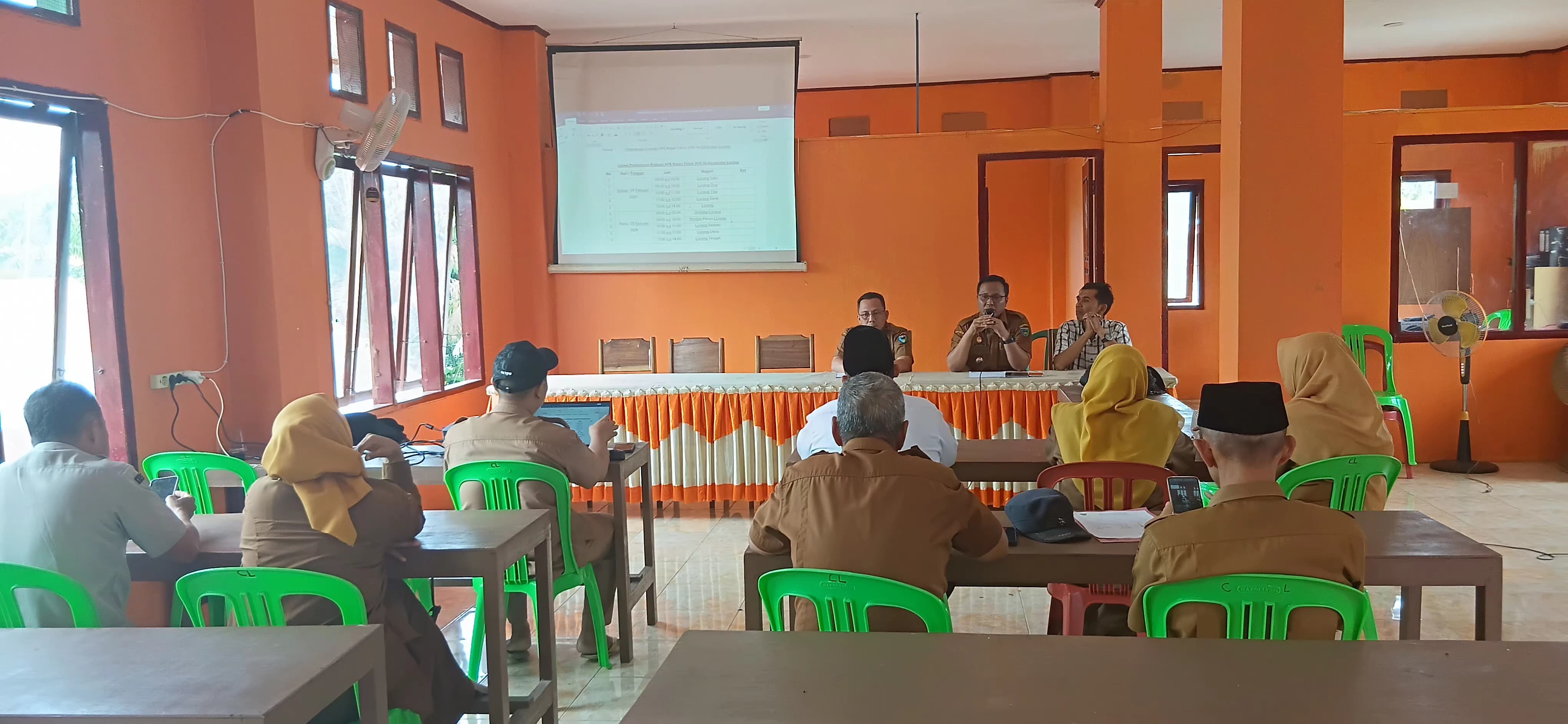 Pembentukan Tim Evaluasi APB Nagari Tahun 2026 Digelar Kecamatan Lunang