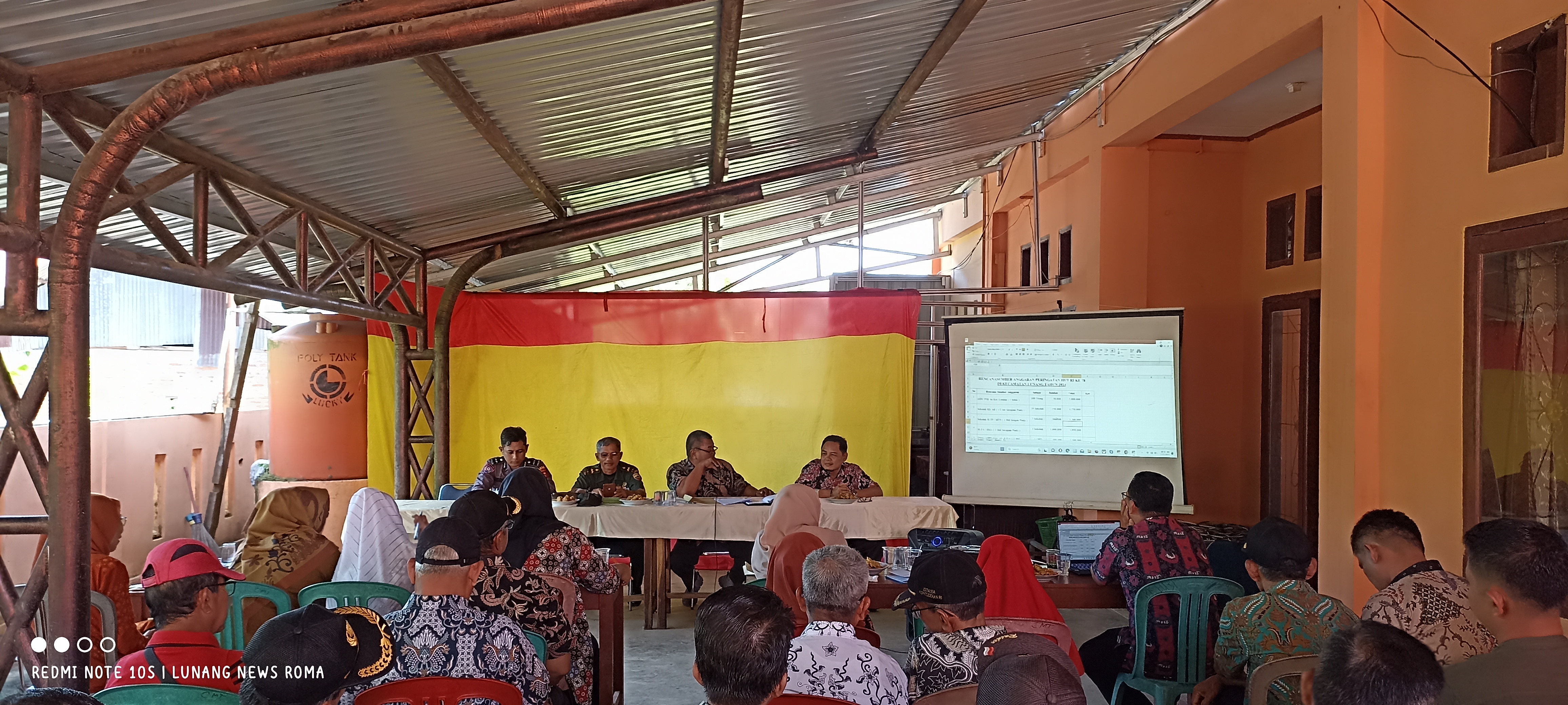 Rapat Persiapan HUT RI Kec. Lunang