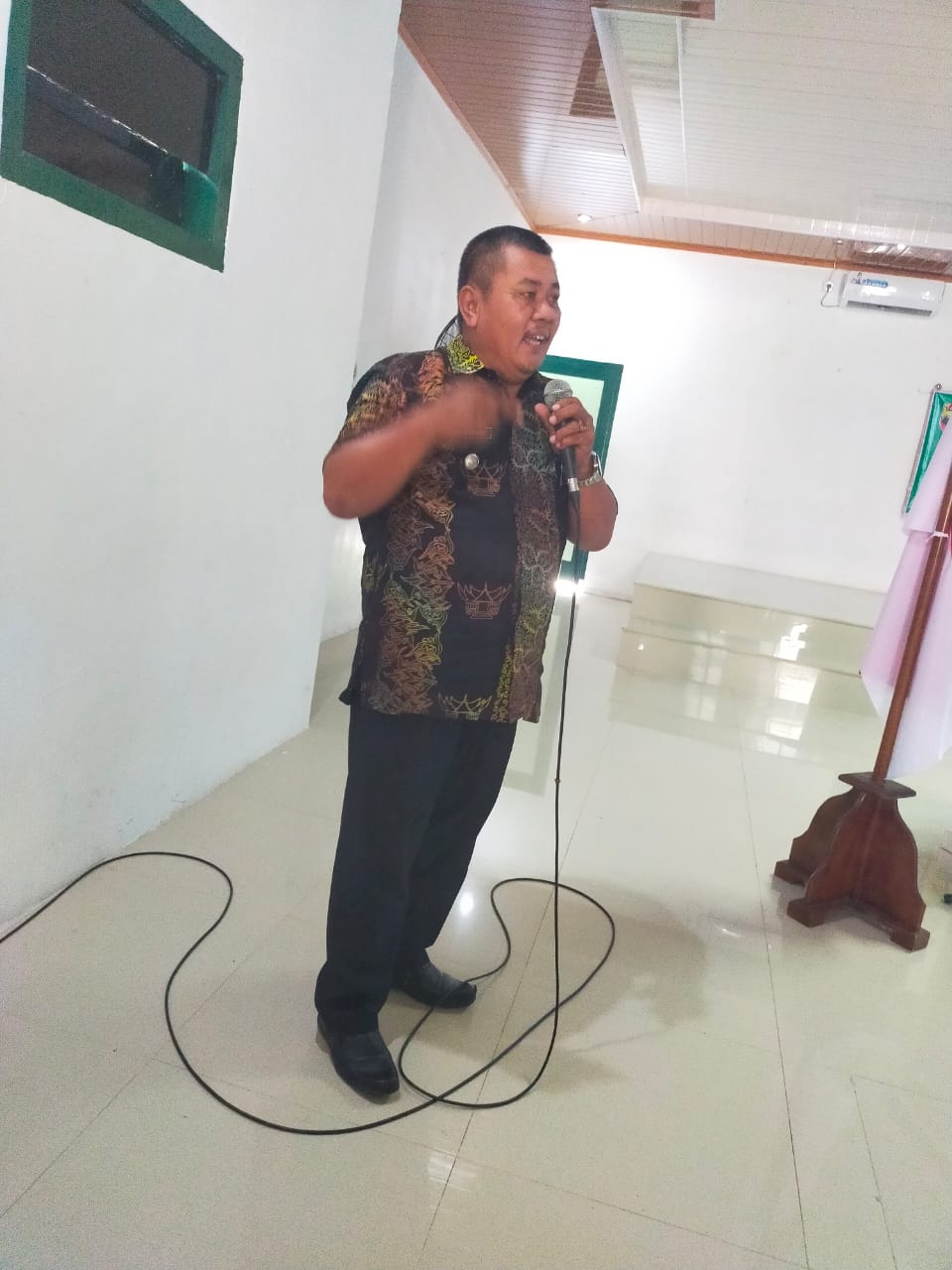 Rapat koordinasi di makodim pessel