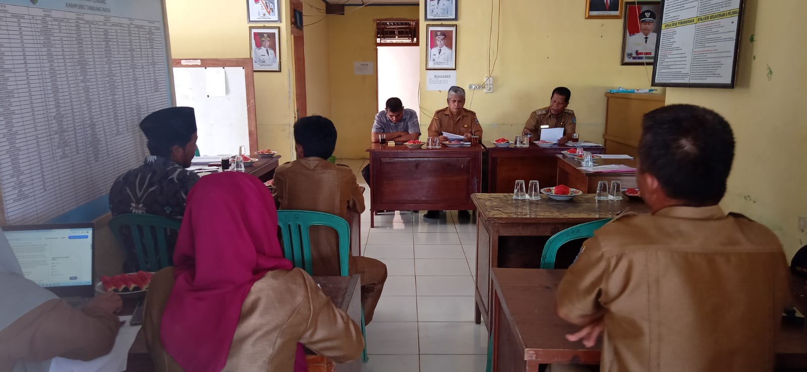 Musyawarah Perubahan APBNag di Nagari Lunang Barat.