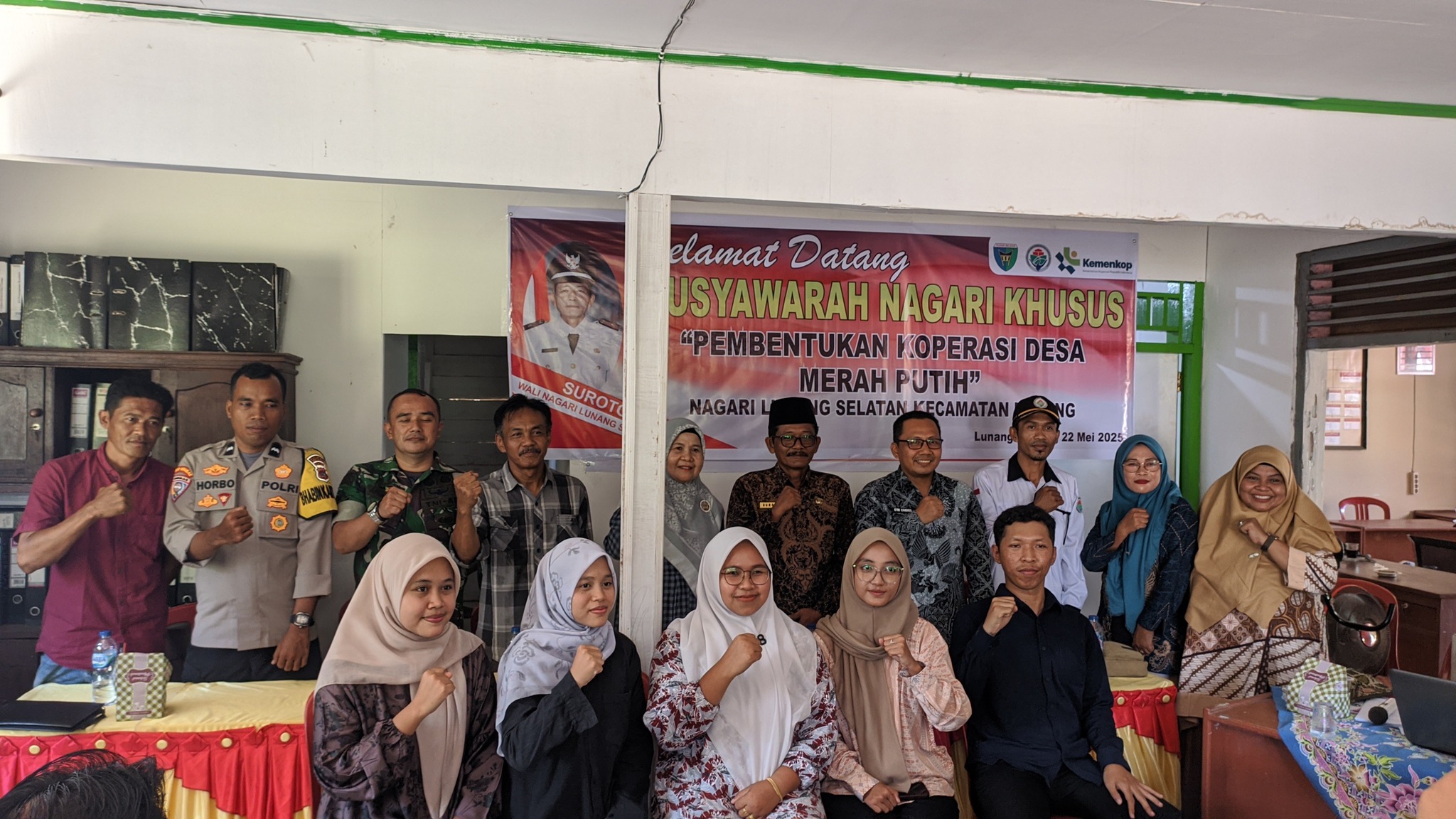 Koperasi Merah Putih yang berlangsung di Nagari Lunang Selatan,