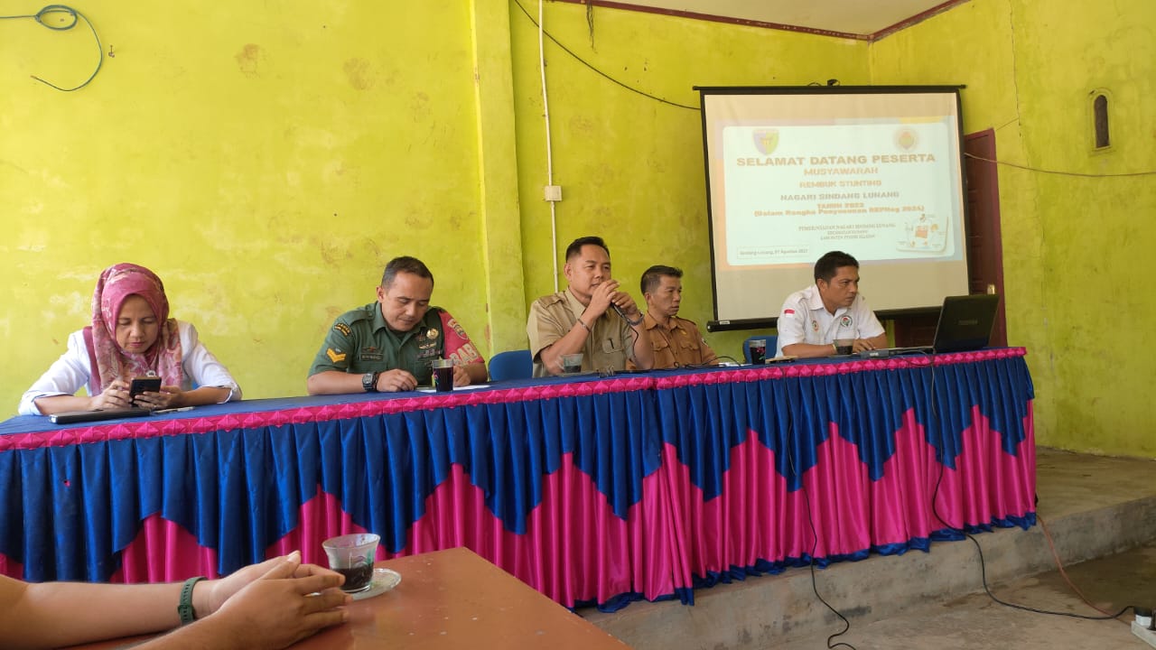 Rembuk Stunting Nagari Sindang Lunang 